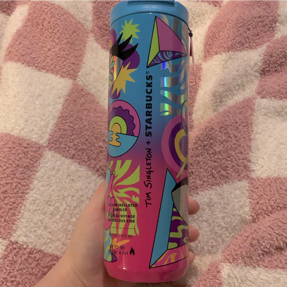 BNWT StarbucksxTim Singleton Pride 2023 vacuum Insulated Tumbler 16 FL OZ